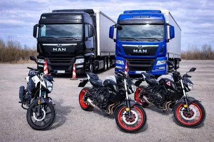 Mokomieji sunkvežimiai ir motociklai